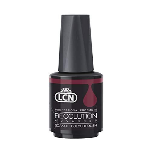 LCN Recolution Advanced UV-Colour Polish Shellack "About me" 10ml (Nr. 798-jasmin (dunkelrot))