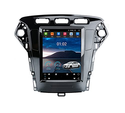 Android 10 Autoradio Stereo Kompatibel für Ford Mondeo Mk4 2011-2013 Car Radio 9 Zoll 1080P Touchscreen Freisprecheinrichtung Doppel Din mit Bildschirm RüCkfahrkamera (Color : V1 PRO 8+128G)