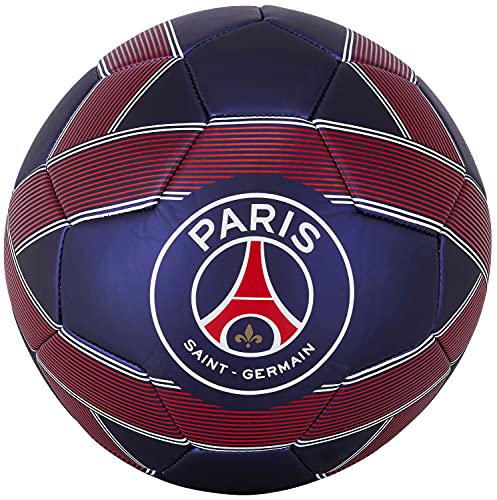 Paris St. Germain Fußball, Ball Metallic Größe 5 Rot