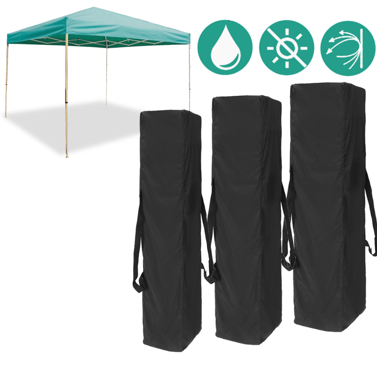Outdoor-Camping-Pavillon-Tragetasche, tragbare wasserdichte Sonnenschutz-Überdachungs-Zelt-Aufbewahrungstasche