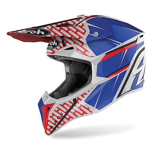 Airoh Helm Helmet Motocross, Enduro, WRAAP MOOD, Orange, matt, Größe S