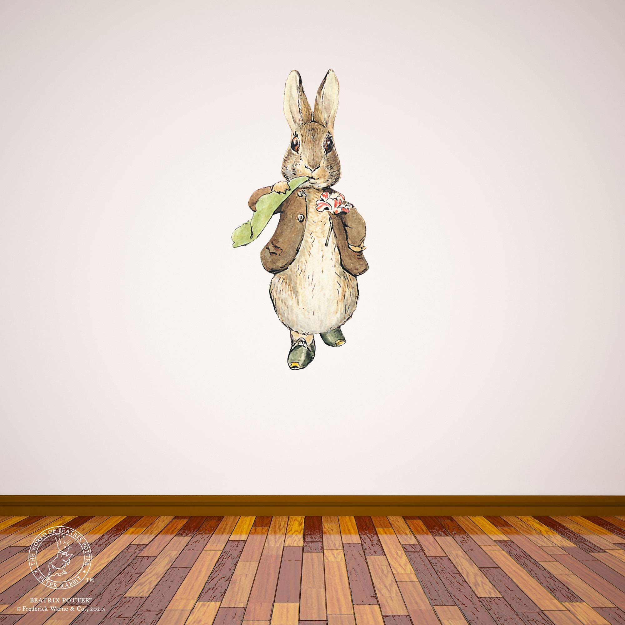 Peter Rabbit Wandtattoo – Benjamin Bunny – Offizieller Peter Rabbit Wandschmuck (Höhe x Breite): 60 x 30 cm