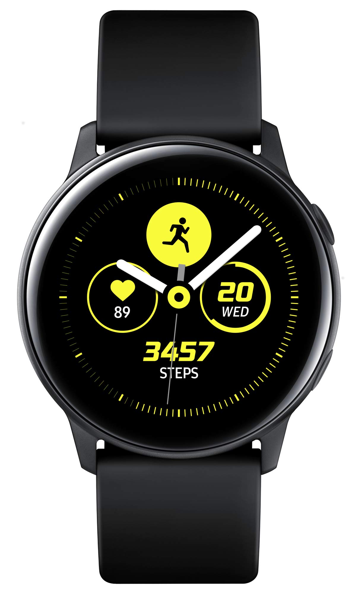Samsung Galaxy Watch Active, Bluetooth Fitnessarmband Für Android, Fitness-Tracker, 40 mm,wassergeschützt, Schwarz (Deutche Version)