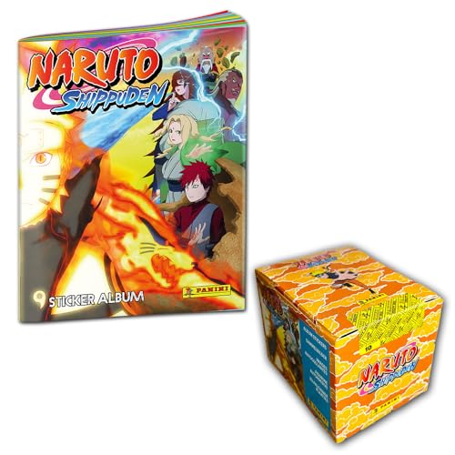Panini Naruto Shippuden Sticker - Box- Bundle