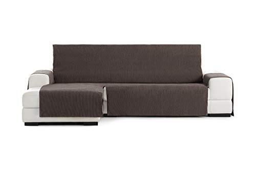 Eysa Loira Protect wasserdichte und atmungsaktive Sofa überwurf, 65% Polyester 35% Baumwolle, Schokolade, 240 cm
