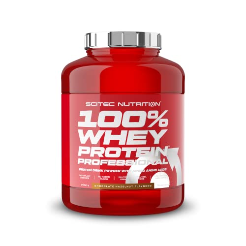 Scitec Nutrition Protein 100% Whey Protein Professional, Schokolade Haselnuss, 2350g