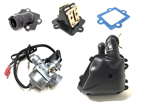 12mm Vergaser Luftfilter Ansaugstutzen Set für CPI Aragon, Generic Spin, Yamaha Aerox Neos