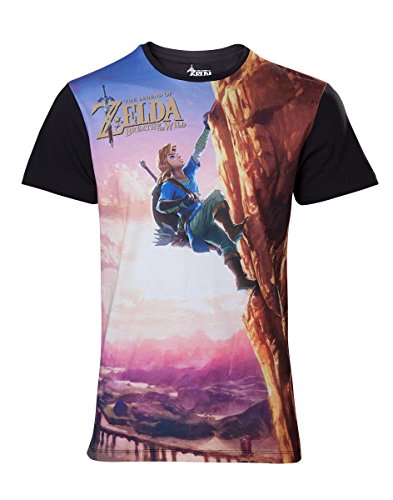 Zelda Breath of the Wild T-Shirt -XL- Link Climbing