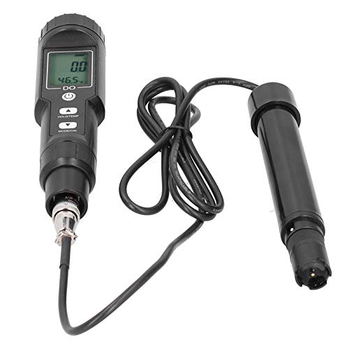 Zerodis Messgerät für gelösten Sauerstoff mit Sauerstoffsonde, tragbares digitales Messgerät für gelösten Sauerstoff für eine Sauerstoffkonzentration von 0,0 bis 40,0 mg/l