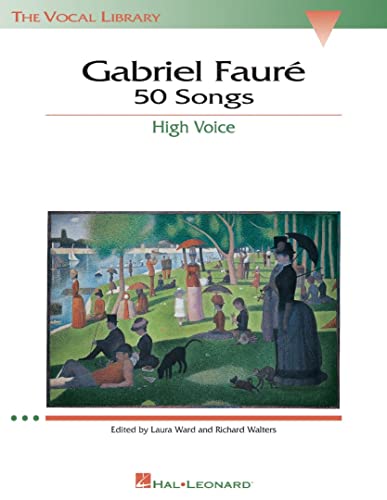 Faure 50 Songs Medium/Low Voice -Album-: Noten für Mittlere Stimme (Tiefe Stimme) Klavier