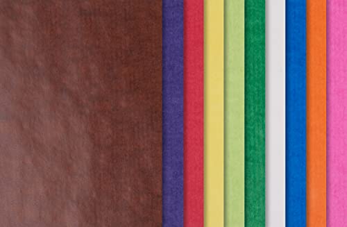 Folia Transparentpapier (Drachenpapier) 42g/m², 50x70cm, 100 Bogen gerollt, farbig sortiert