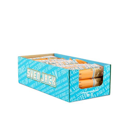 Sven Jack ( Energy Cake ) – Aprikose 54x 65g (3,51kg) - Fitness Riegel aus Haferflocken mit langkettigen Kohlenhydraten – Energie & Ausdauer Riegel für den Alltag mit weniger Zucker