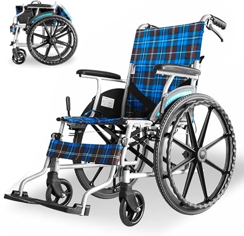 Rollstuhl, Faltbar, Leicht, Selbstfahrend, Rollstühle, Aluminium-Reiserollstuhl, Ultraleichter Rollstuhl Für Zu Hause