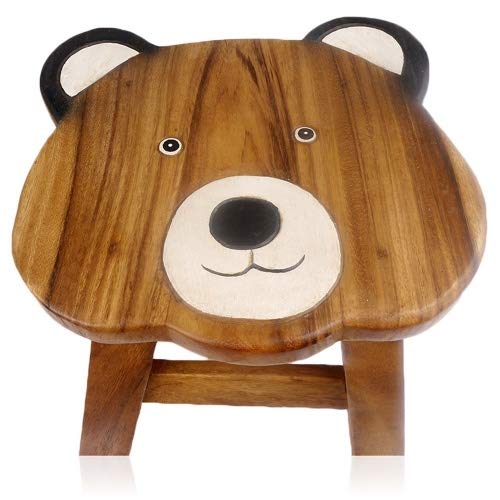 Brink Holzspielzeug Kinder Hocker Teddy Personalisiert Schemel Kinderzimmer Holz Wood Geschenk Stabil Tisch Sitzgruppe