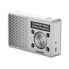 TechniSat DigitRadio 1 - Tragbares DAB-Radio - 1 Watt - Silber