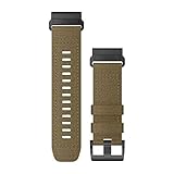 Garmin QuickFit Ersatz-Uhrenarmband, 26 mm, Coyote Tan Nylonband, hautfarben, Modern