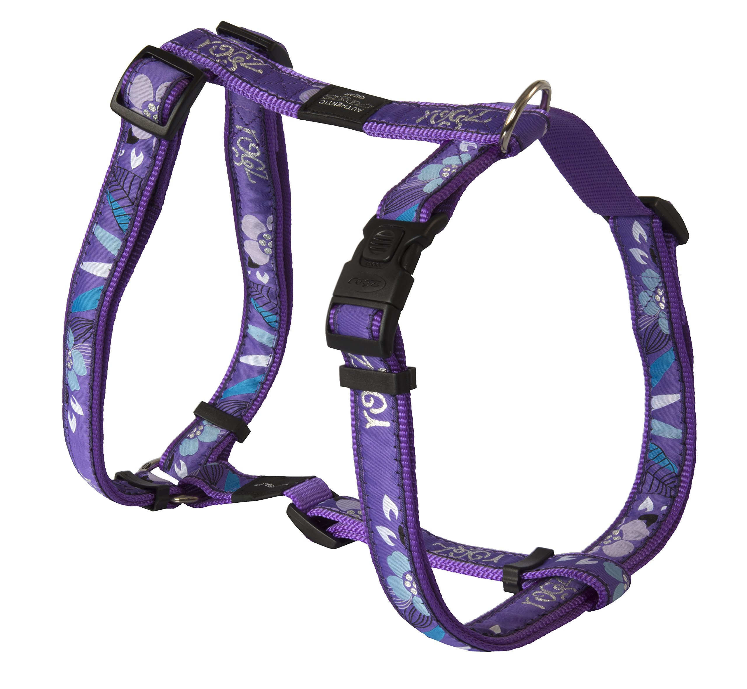 Rogz Hundegeschirr, verstellbar, 2,5 cm/XL, Violett