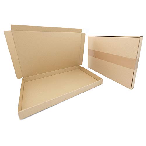 Verpacking 100 Warenpostkartons WP XS 350x250x30mm Postkarton für Warenpost International XS geeignet | DIN A4 Format | Briefkartons | DHL Karton | leicht & stabil