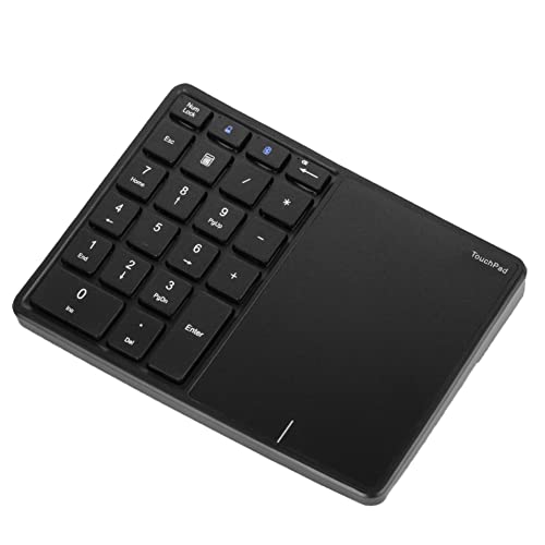 Grendly Mini-Tastatur mit 2,4 G Ziffernblock, 22 Tasten, digital, mit Touchpad, für Windows iOS und Android