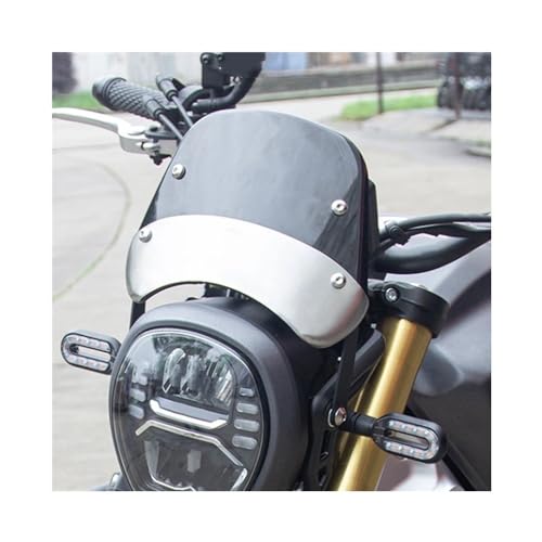 Motorrad Windschutzscheibe Windschutzscheiben-Windschutzabdeckung Im Motorradstil Für LO&NCIN VO&GE 500AC 500 AC Windabweiser