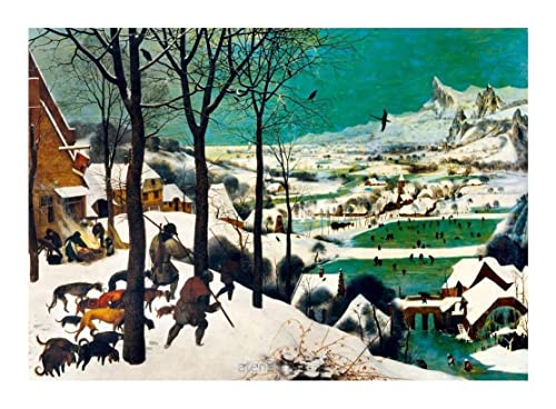 Pieter Bruegel der ältere Jäger im Schnee 1000 Stück