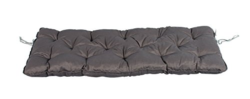 Ambientehome 74077 Cushion for 3-Seater Bench 150 x 50 x 10 cm Grey