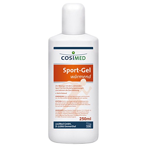 cosiMed Sport-Gel wärmend, Wärmegel, Aufwärmgel, Wärmecreme, 250 ml