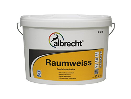 Albrecht Raumweiß A 510 10 L, 1 Stück, weiß, 3400101316000010000