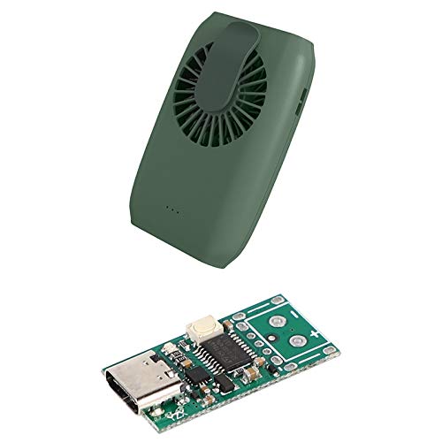 Zunedhys 1 x Typ-C USB C Pd2.0 3.0 Umdrehung DC USB Schnelllade-Trigger Polling Detektor & 1 x USB-Mini-Elektroventilator