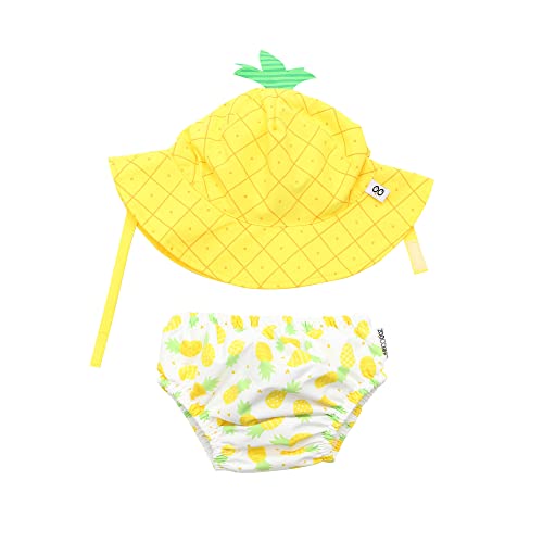 Zoocchini - Baby-Kostüm und Mütze, mehrfarbig (Ananas), Größe S (3-6 Monate)