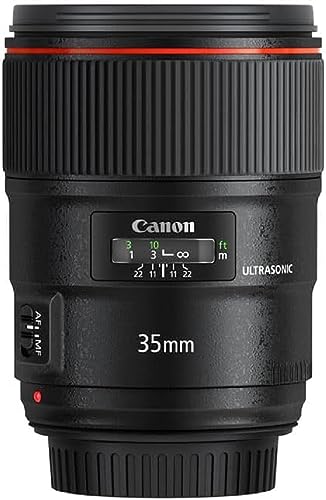 Canon EF 35mm F1. 4L II USM Objektiv (72mm Filtergewinde) schwarz