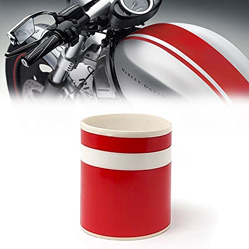 4R Quattroerre.it 10657 Doppelt Klebestreifen für Motorräder Bike Racing Stripe, Rot, 12 cm x 2 mt