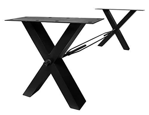 Sit Möbel Tischgestell, Stahl, BxTxH: 80x15x73 cm