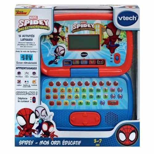 VTech - Spidey Kindercomputer, 561605, Rot,