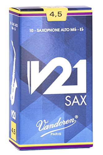 Vandoren SR8145 V21 Alt Saxophon Blätter - 10 Einheiten