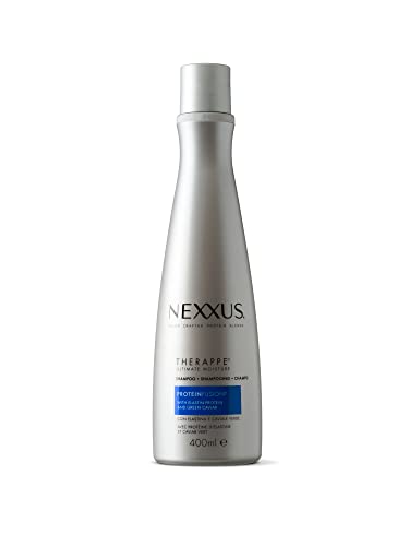 Nexxus, Therappe-Shampoo, Professionelles Shampoo für normales und trockenes Haar, Elastin und grüner Kaviar, für weiches, ernährtes und hydratisiertes Haar, 400 ml