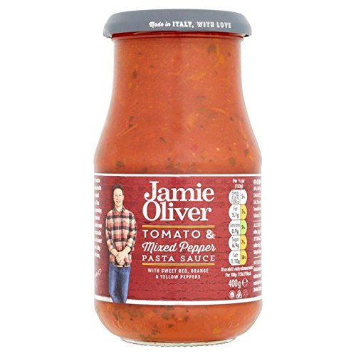 Jamie Oliver Tomaten & Pfeffer Gemischt Pasta-Sauce 400G - Packung mit 6