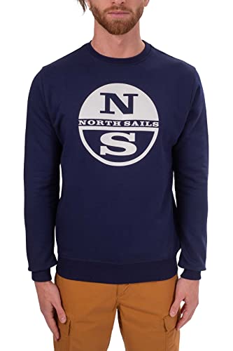 North Sails - Men's Crewneck Sweatshirt with Logo - Size L