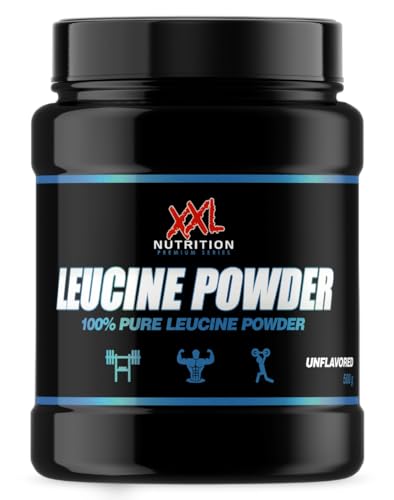 XXL Nutrition - Leucin Powder - BCAA Pulver, Aminosäuren, Hochdosiert - 500 Gramm
