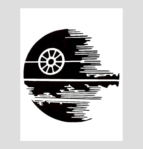 Star Wars Todesstern 28,9 x 21,6 cm, benutzerdefinierte wiederverwendbare Schablonen für Kunsthandwerk, Kunst, Zeichnen, Malzubehör