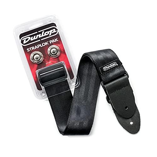 Dunlop slst001 Pack Keilriemen/Straplock/Gurt für Gitarre