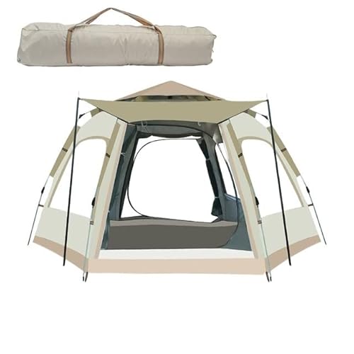 Person Outdoor Kuppelzelt Pop-Up-Zelt für Camping Automatischer einfacher Aufbau Wasserdichtes Familienzelt Wandern Rucksackreisen ziyu