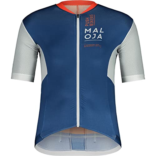 Maloja Herren Pushbikersm Race 1/2 T-Shirt, Mehrfarbig (Midnight Multi), L