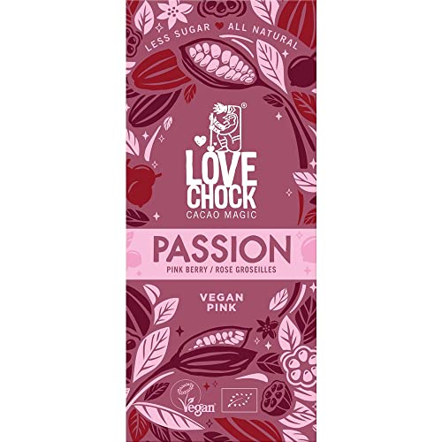 Lovechock Tafelschokolade Passion, mit roten Beeren, vegan, 70g (6)