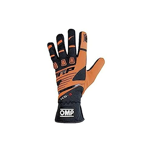 OMP OMPKK02743E096L Ks-3 Handschuhe My2018, Orange/Schwarz, Größe L