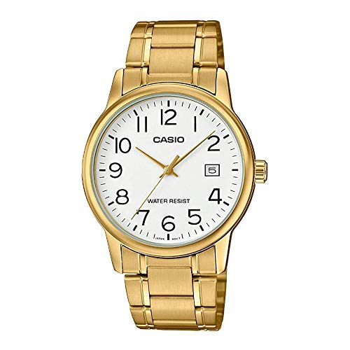 Casio Men's MTPV002G-7B2 Gold Stainless-Steel Quartz Fashion Watch