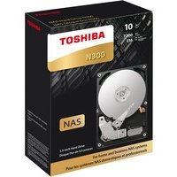 Toshiba HDWG11AEZSTA Interne Festplatte 8.9 cm (3.5 Zoll) 10 TB N300 Retail SATA III