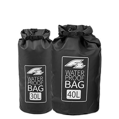 F2 Dry Bag Lagoon Seesack Waterproof Wasserfester Sack Black 30 + 40 Liter