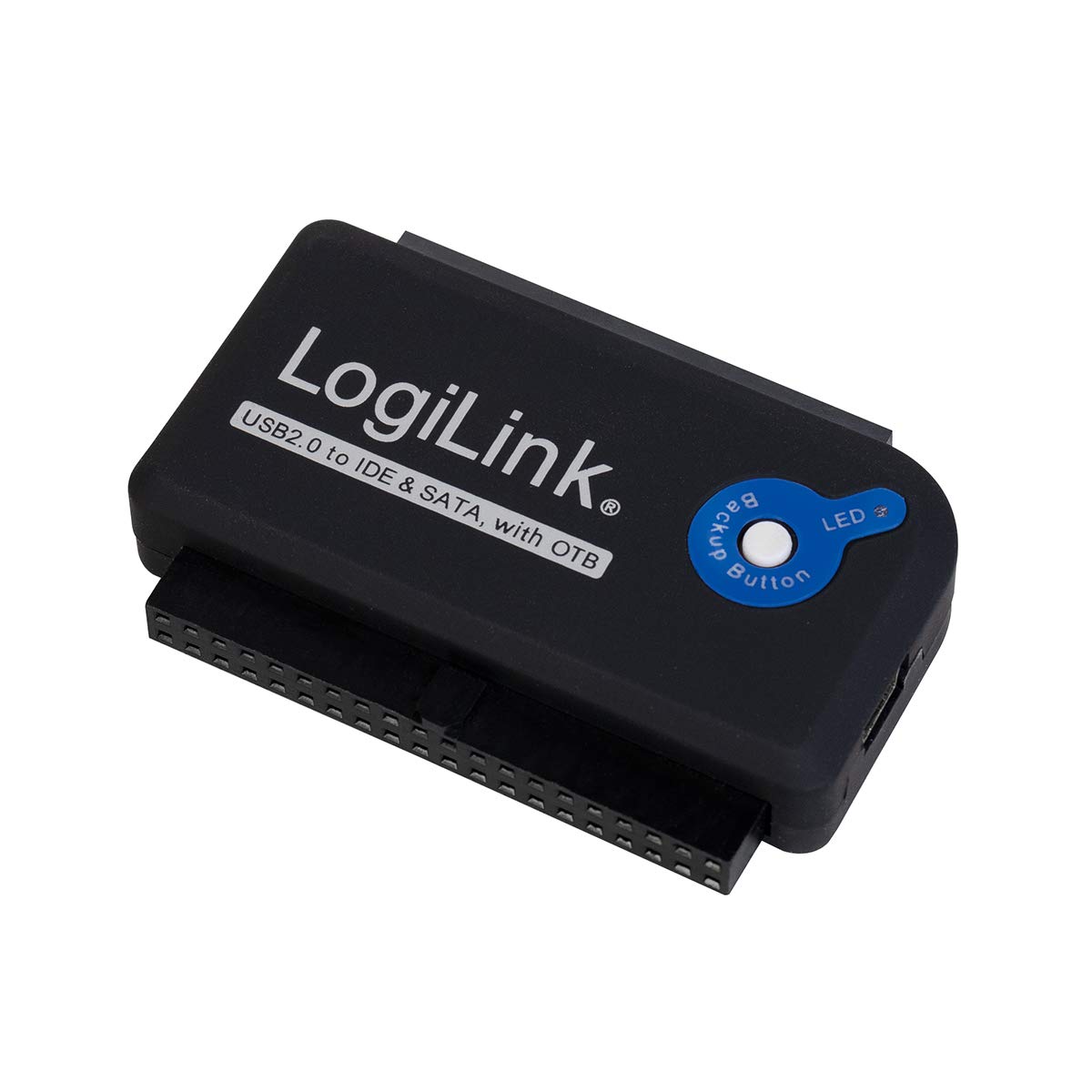 LogiLink AU0006D IDE/SATA Adapter (USB 2.0 auf 6,4 cm (2,5 Zoll)/8,9 cm (3,5 Zoll), 1,2m)