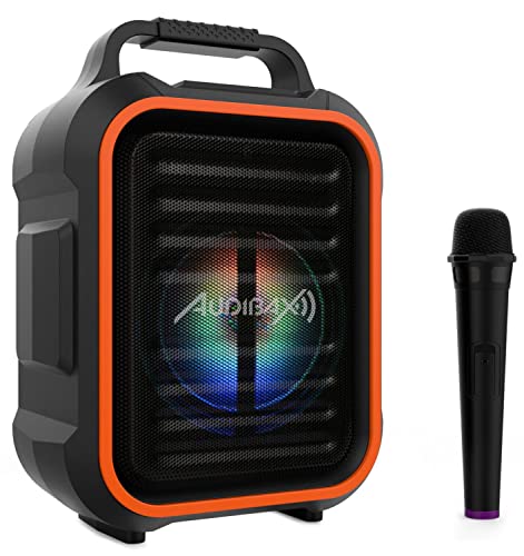 Audibax Combo Port6-VHF Bluetooth-System mit wiederaufladbarem Akku und kabelloses Mikrofon